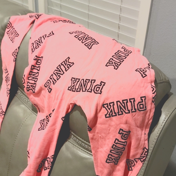 Victoria's Secret PINK Onesie Pajamas Back Flap LG - Picture 8 of 8